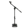 PylePro Adjustable Extendable Freestanding Base Desktop Microphone Stand, Black