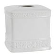 thumbnail image 1 of Creative Bath CMO58WH Cosmopolitan White Scroll Porcelain Boutique Tissue Box, 1 of 1