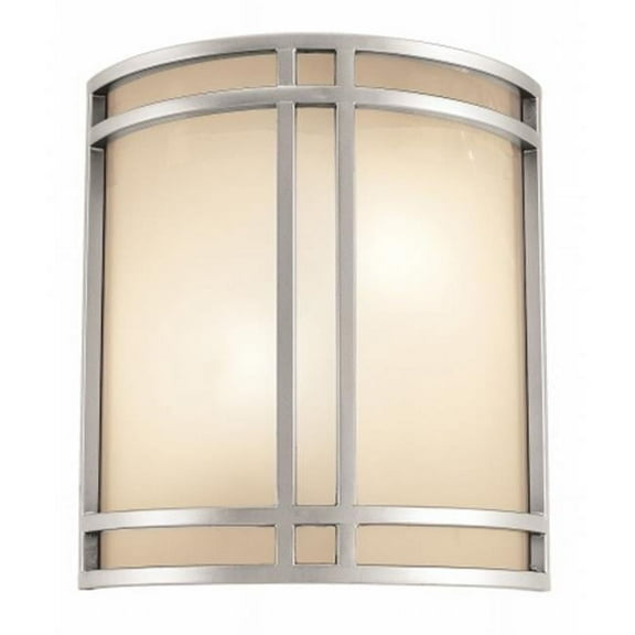 20420-SAT-OPL Artemis 2 Light Opal Glass Wall Sconce - Satin