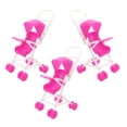 thumbnail image 1 of HEATSHAKING 3Pack Stroller Toy Baby Doll Stroller With Storage For Daily Play, 1 of 8