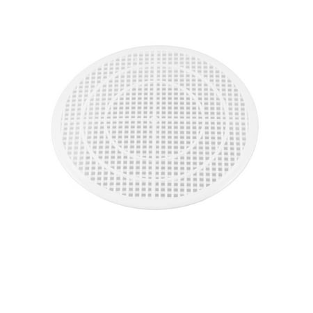 Round Shower Drain - White Round Shape Plastic Shower Floor Drain Waste Water