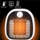 thumbnail image 3 of Enchufe De La Ue 650W / 1000W Mini Calentador Portátil Con Ajuste De Temperatura De 3 Engranajes Calentador Pequeño Para Interiores Calentador Eléctrico De Escritorio De Calentamiento Rápido Serendint HA027660-02, 3 of 7