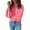 Red, variant on Vedolay Hoodless Sweatshirts for Women 2023 Casual Crewneck Solid Color Sweatshirt Red,L