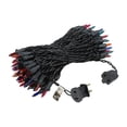 thumbnail image 3 of Novelty Lights Multicolored 100 Light Incandescent Mini Christmas String Lights Black Wire 50 Feet, 3 of 6
