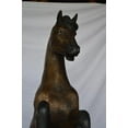 thumbnail image 5 of Nifao Beautiful stallion horse bronze statue – Garden Outdoor Decor Sculpture, 47"L x 28"W x 74"H, 5 of 12