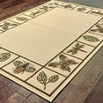 thumbnail image 4 of 5' X 8' Ivory Abstract Stain Resistant Indoor Outdoor Area Rug, 4 of 6