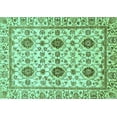 thumbnail image 1 of Ahgly Company Machine Washable Indoor Rectangle Abstract Turquoise Blue Modern Area Rugs, 8' x 10', 1 of 4
