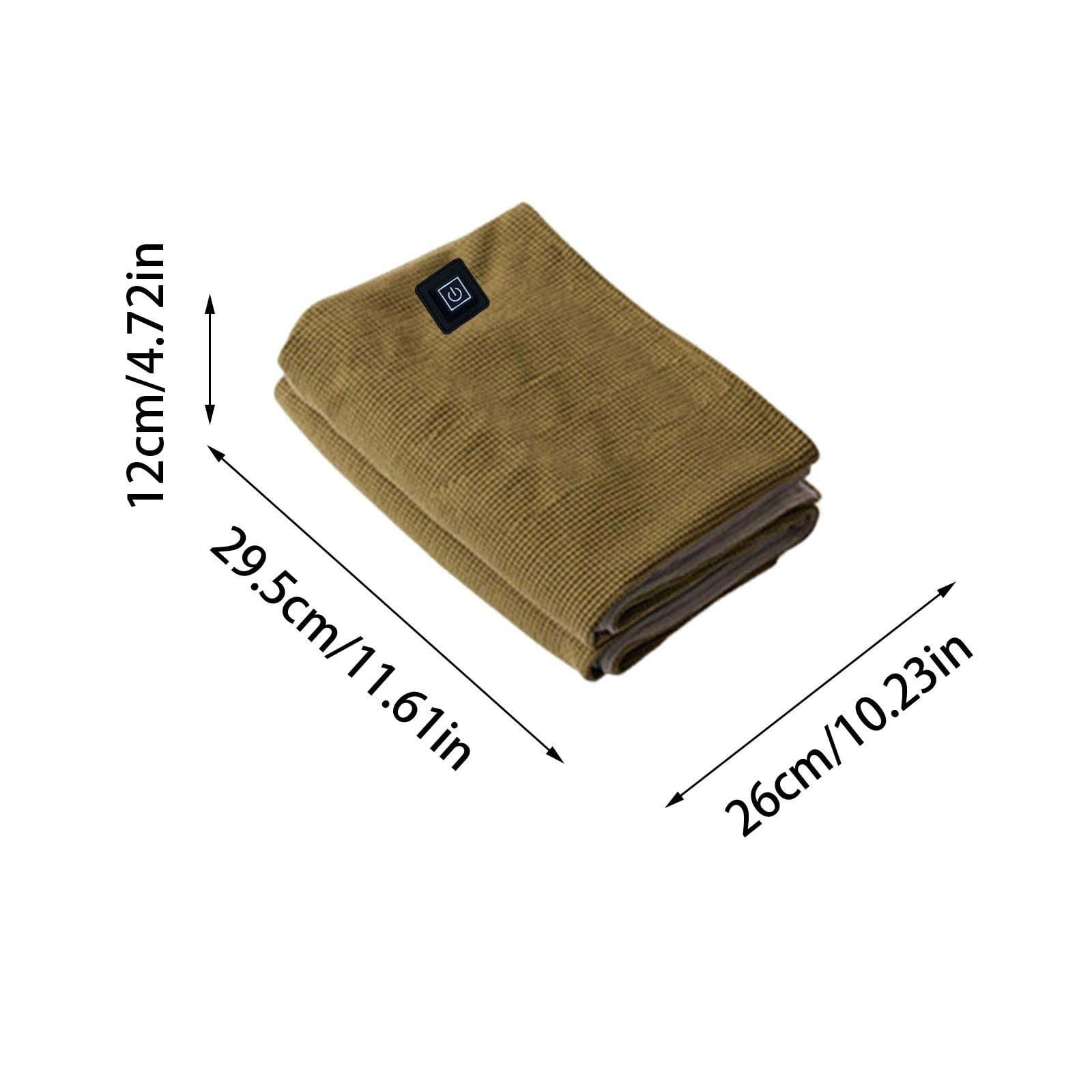 Portable Heated Shawl, Freelady Heated Shawl, Heated Blanket USB Throw Blanket, Cordless Heated Blanket Portable Wearable USB Rechargeable Heated Blanket, Heated Shawl Wraps for Women , Washable