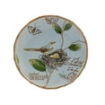 thumbnail image 3 of Fitz and Floyd Toulouse Bird Blue 9" Round Stoneware Party Plate (4 Count), 3 of 3