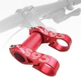 thumbnail image 1 of DYNWAVECA Double Potence Vélo Pliant Potence Guidon Réglable Potence avant Extension Potence pour Vélo Pliant Accessoire de Réparation Rechange Rouge, 1 of 10