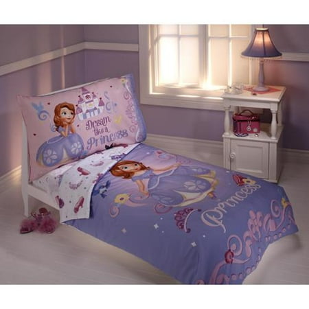 Disney Sofia The First 4 Piece Toddler Bedding Set