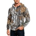 thumbnail image 5 of GrmtClth Mens Soft Realtree Camouflage Loungewear Drawstring Hood Kangaroo Pocket Long Sleeve Sweatshirt Street Relax Outfit Spring Autumn Winter Daily Home Wear, 5 of 8