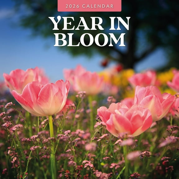 Red Robin 2026 Year in Bloom Monthly Wall Calendar | 12" x 24" Open | Premium Thick & Sturdy Paper | Hangable 12 Month Calendar | Lined Notes & To Do Area | Vivid Images | Plastic Free