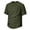 Army Green, variant on GSPCLAM Mens Crewneck T-Shirts Sweat Enhancing Compression Fit Tops Elastic Fabric Workout Tees for Training