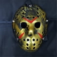 thumbnail image 4 of Máscara de hockey de Jason Voorhees, película de terror, viernes 13, máscaras de fiesta para Halloween, cosplay, festival, Navidad, máscara de mascarada, 4 of 4