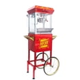 thumbnail image 5 of Kaitu Popcorn Machine with Cart – 8oz Popper with Stainless-steel Kettle, Heated Warming Deck, and Old Maids Drawer,Red, 5 of 5