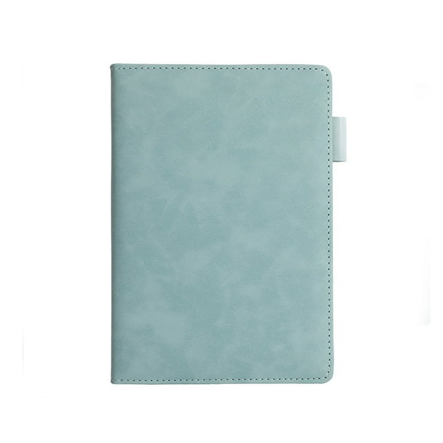 200 Pages A5 Lined Leather Journal Notebook Personalized Hardcover Journal Notebooks for Work Note Taking Composition Book Note Book Journals in Bulk Planner Supplies and Accessories, Nordic Blue