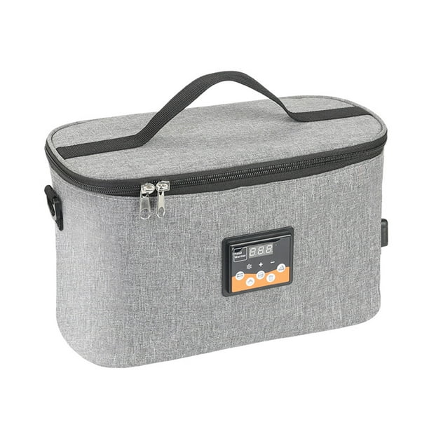 Chauffe-Plats Micro-Ondes Portable 12V 8L – Mini Four Voiture Avec Affichage Digital, Température 30-60°C