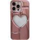 thumbnail image 1 of iPhone 14 Pro Max Case(2022 6.7"),Cute Clear 3D Plating Loved Case,with Transparent Love-Heart Full Protection Soft TPU Shockproof Phone Case Cover fo, 1 of 4