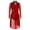 Burgundy, variant on Women's Shiny Rhinestone Lyrical Dance Dress Long Sleeve Tulle Skirt Leotard Dancewear Dusty Blue S