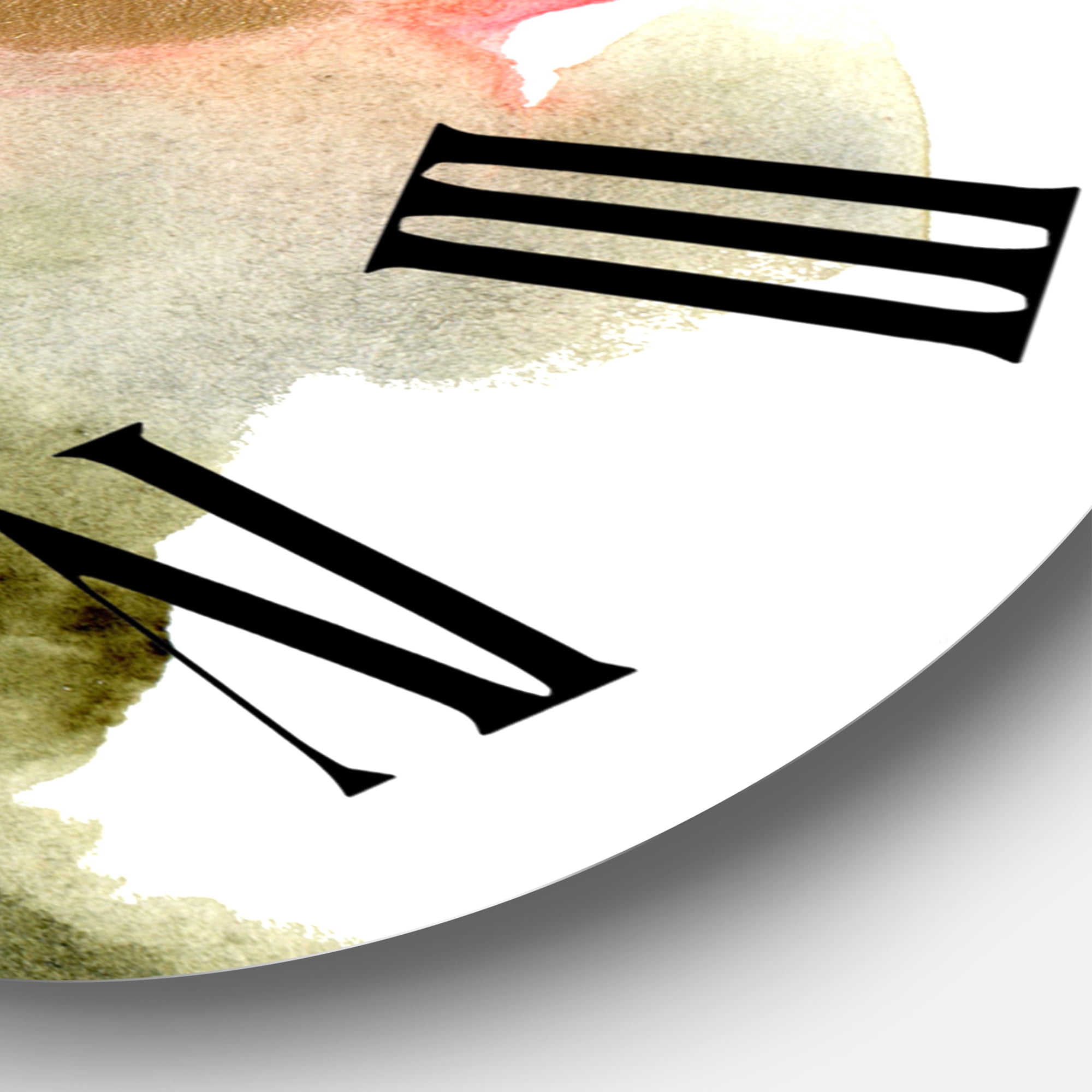 Designart 1 in Quartz Modern/Contemporary Wall Clock