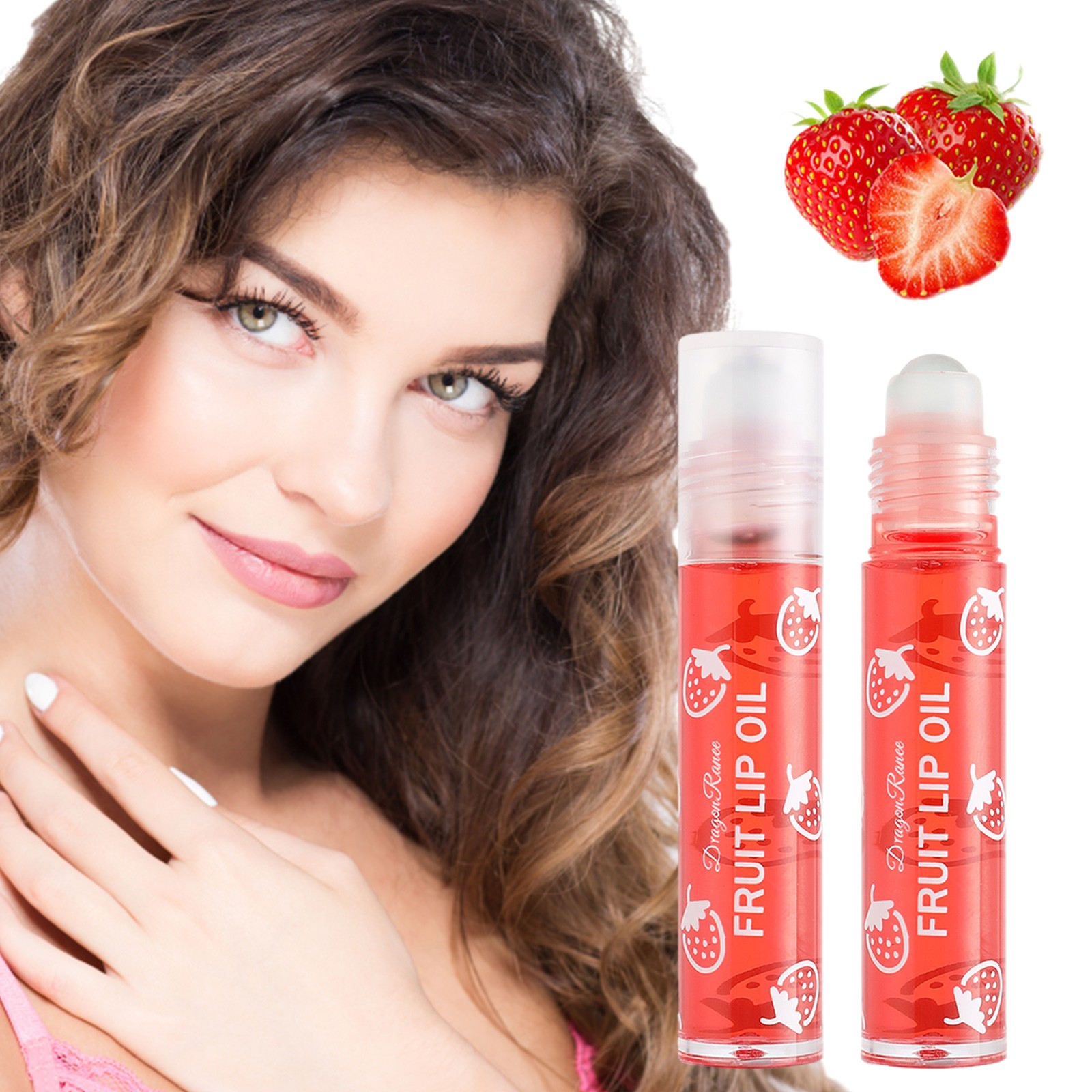 DFC Lip Oil Moisturizing Nourishing Lip Balm Liquid Hydrating Roller ...