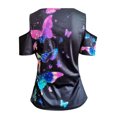 thumbnail image 3 of Pntutb Womens Plus Size Broken Floral Print Loose V-Neck Short Sleeve Tunic Shirt Blouse Tops, 3 of 6