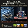 thumbnail image 7 of XUTUMM 85L Electric Cigar Humidor,700 Counts Large Capacity,Intelligent Temperature & Humidity Control & Spanish Cedar Wood, 7 of 7
