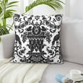 thumbnail image 6 of ZICANCN Flowers Floral Line Decorative Throw Pillow Covers, Bed Couch Sofa Decorative Knit Pillow Covers for Living Room Farmhouse, 20"x20", 6 of 8