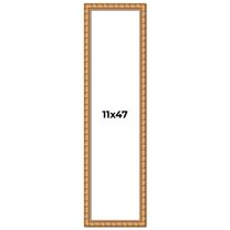 11x47 Frame Gold Real Wood Picture Frame Width 1.5 inches | Interior Frame Depth 0.5 inches |