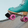 thumbnail image 3 of CTIRCHIU 1 Ensemble Patins à Roulettes Butées d'Orteil Caoutchouc Noir Freinage Hauteur Réglable pour Patineurs, 3 of 7
