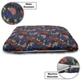 thumbnail image 3 of East Pet Bed, Traditional Japanese Koi Fish Pattern Carnation Flower Petals and Leaves, Resistant Pad for Dogs and Cats Cushion with Removable Cover, 24" x 39", Coral Red and Indigo, by Ambesonne, 3 of 4