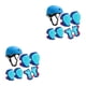 thumbnail image 2 of Naiovety Casco para niños confiable y ajustable para un día lleno de aventuras Cómodo juego de casco y almohadillas para niños Type1 NO1, 2 of 6