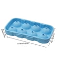 thumbnail image 4 of Naiovety - Molde de bola de hielo de 8 cavidades, bandeja para hacer cubitos de hielo de frutas, barra, utensilios para hornear DIY Type3 NO3, 4 of 6