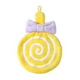 thumbnail image 1 of 2 Pieces Hand Towels with Hook, Cute Lollipop Hanging Hand Towel, 1 of 4