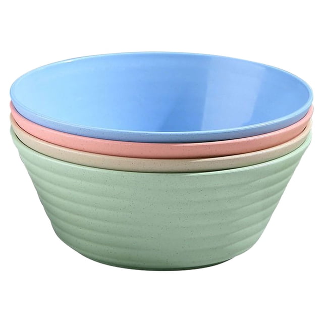 4Pcs Kitchen Noodle Bowl Convenient Ramen Bowl Kitchen Simple Soup Bowl Food Supply