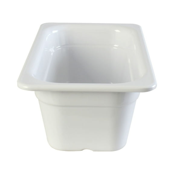 Excellante Gastronorm pan melamine container, 1/4 size, 100mm/ 4" deep, comes in each