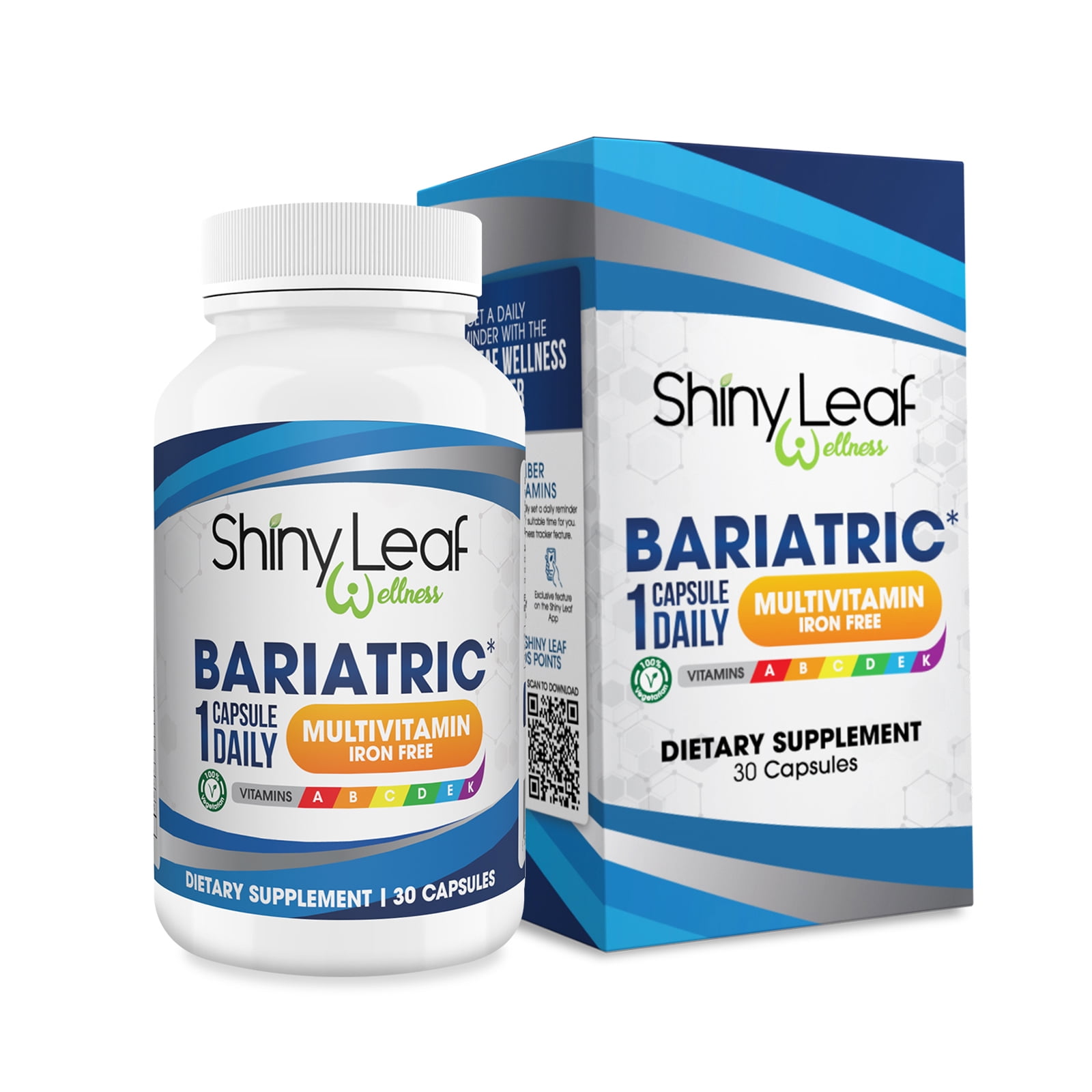 Shiny Leaf Bariatric Multivitamin IronFree Capsules for Post Bariatric
