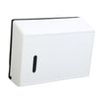 thumbnail image 2 of HILABEE Hand Paper Towel Dispenser Dustproof Tissue Case for Restroom Hotel Bathroom White, 2 of 9