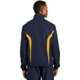 thumbnail image 3 of Sport-Tek ®  Colorblock Raglan Jacket. Jst60 3Xl True Navy/ Gold, 3 of 4