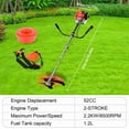 thumbnail image 5 of 2 in 1 Weed Wacker Gas, 52cc 2-Stroke Gas Weed Eater, String Trimmer/Edger with with Extension Pole, 8500RPM Strong Power & 2025 Upgraded Weed Eater Gas Powered for Yard and Garden (Red), 5 of 8