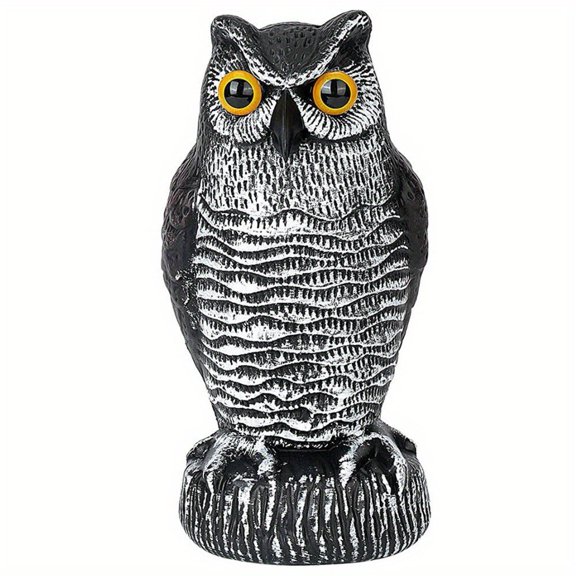 Owl Statue Outdoor Garden Decoration for Balcony Porch Lawn Landscape Sculpture Ornament