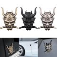 thumbnail image 4 of ziyahi Japanese Oni Samurai Sticker for Car Motorcycle Logo Decoration Sticker Golden, 4 of 5