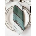 thumbnail image 2 of Cloth Napkins 1 Piece - 20x20 Inches, Green Gray White Washable Reusable Table Napkins, Country Vintage Gradient Wooden Plank Soft & Absortbent Dining Napkin for Party Wedding Hotel Restaurant, 2 of 8