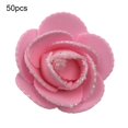thumbnail image 2 of Hariumiu Foam Rose Head 50pcs 5cm Simulation Rose Head Spray Gold Powder Flower Head Realistic Sawtooth Rose Diy Accessories for Beautiful Crafts Decorations, 2 of 7