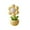Yellow, variant on Amacok 4" ​Cartoon Flower Night Light Battery Operated, Mini Bedside Lamp Adjustable Cute Flower Light Kids Bedroom Decor Children Gifts