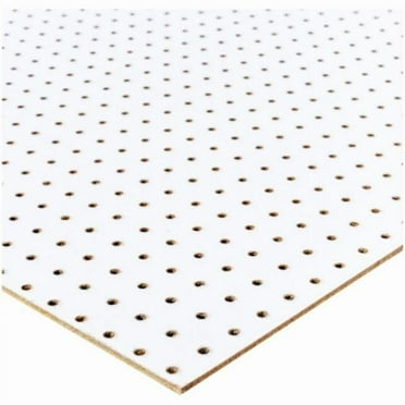 Mobiliario 48" x 24" White Pegboard