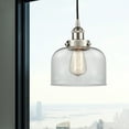 thumbnail image 4 of Innovations Lighting 616-1Ph-10-8 Bell Pendant Bell 8" Wide Mini Pendant - White, 4 of 7