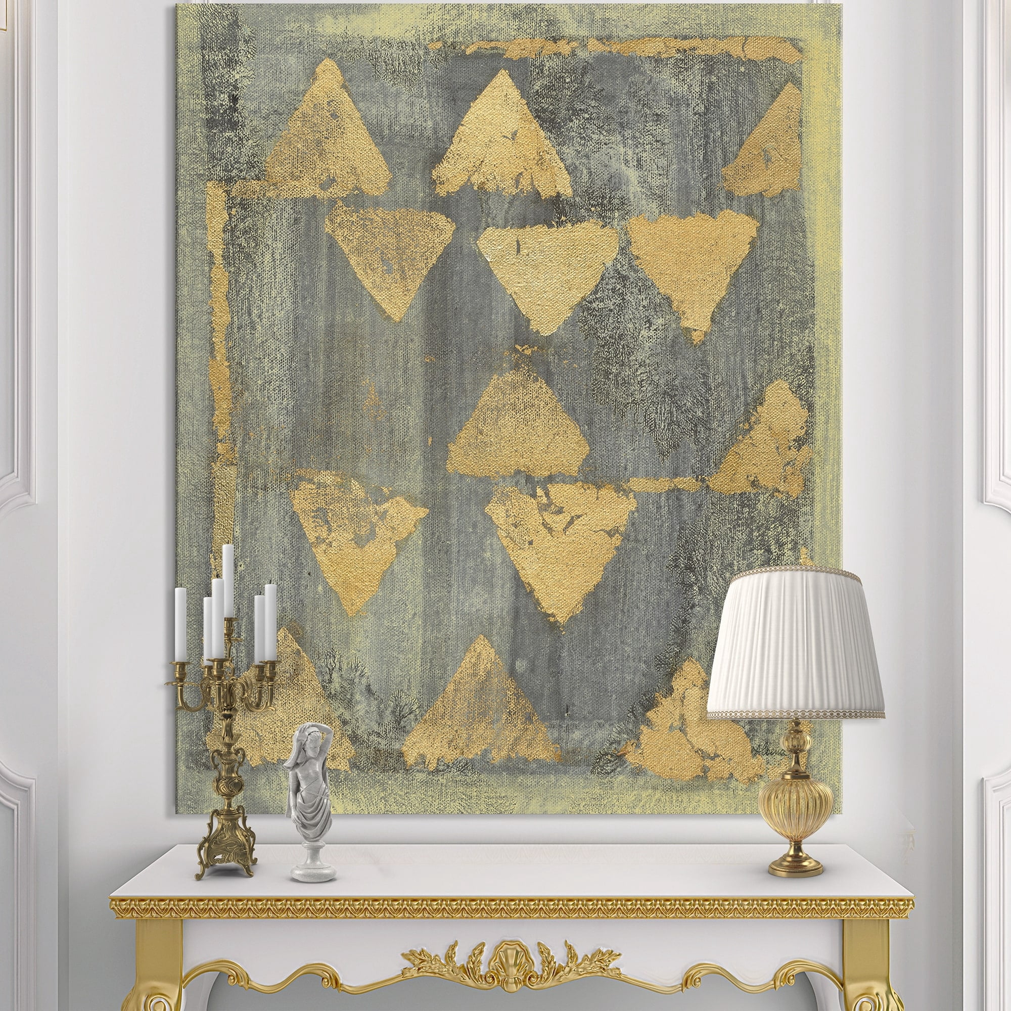 DESIGN ART Designart 'Glam Metallic Form I' Modern & Transitional