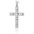 thumbnail image 5 of 925 Sterling Silver Latin Mexican Holy Cross Necklace Religious Chain Pendant Jesus Christ Charm, 5 of 13